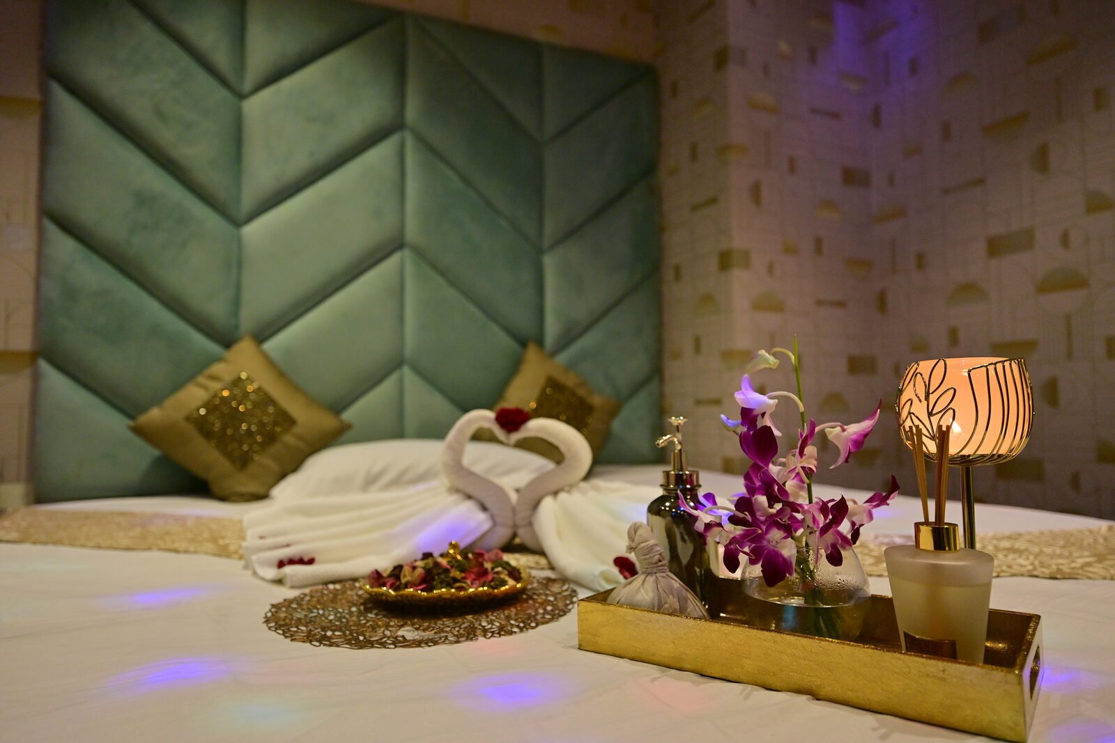 Spa amenities at Aura Thai Spa Kammanahalli