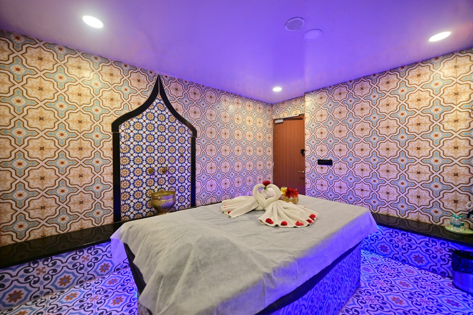 Deep Tissue Massage treatment room at Aura Thai Spa Kammanahalli